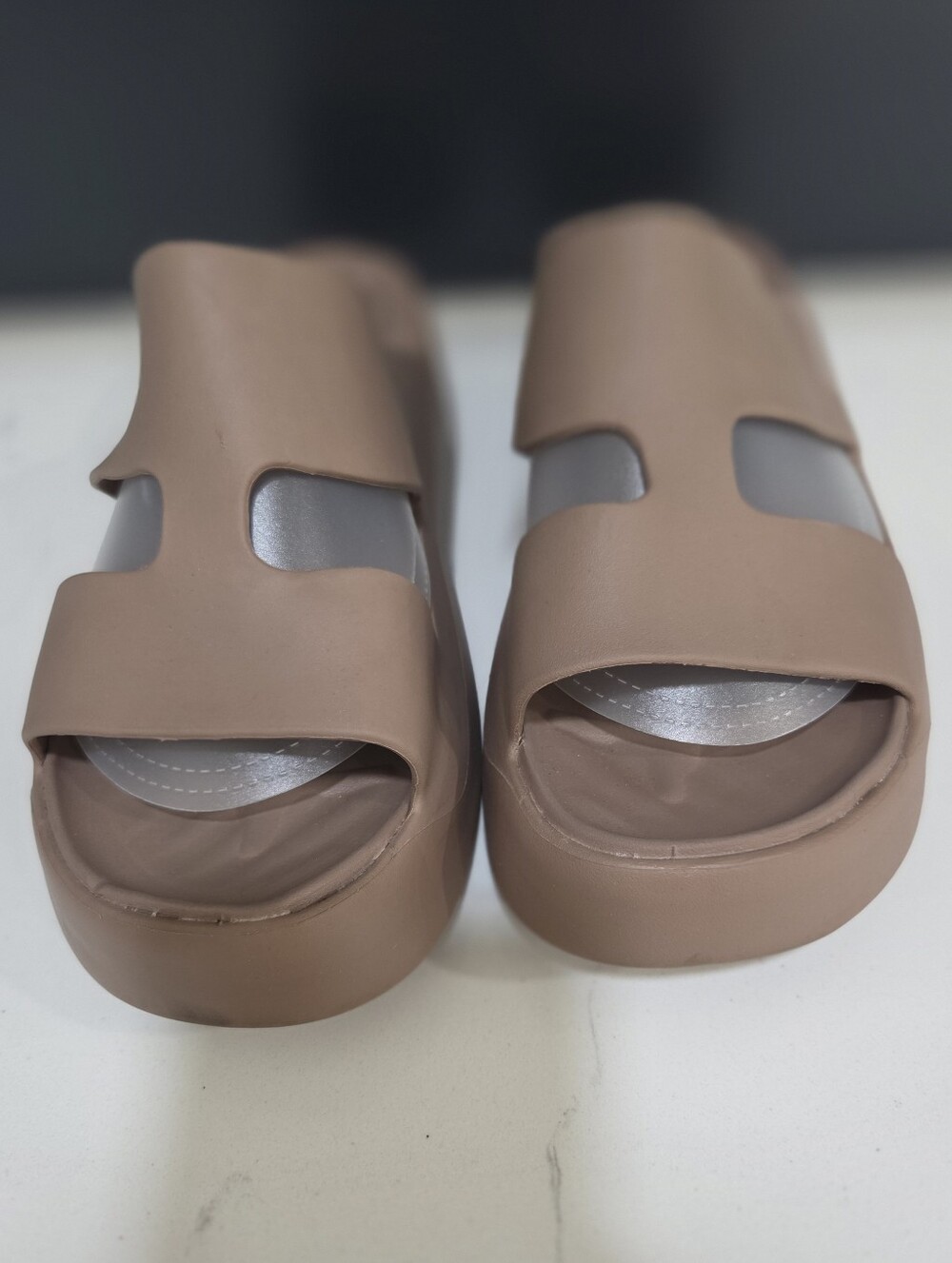 Crocs Women’s Brown Slide Sandals - Picture 7 of 11